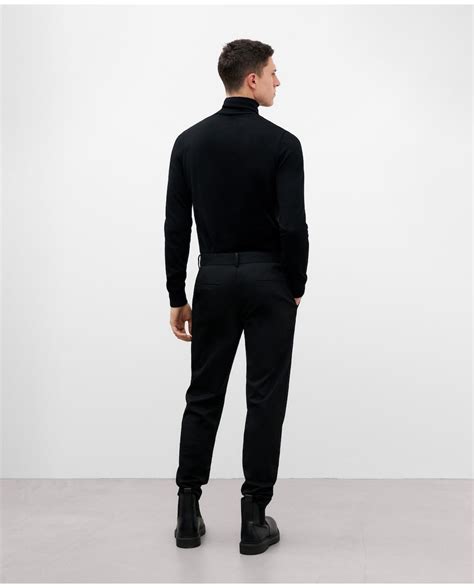 Pantalón De Vestir De Hombre Slim Fit En Negro · Adolfo Dominguez