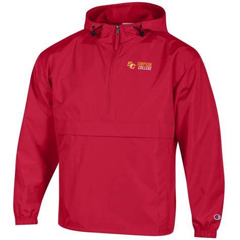 Champion Rain Jacket Simpson College Spirit Shop