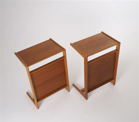 Multifunctional side tables by Yngvar Sandström for NK Karlsson Wickman