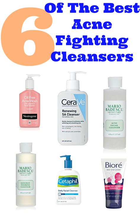 6 Acne Fighting Cleansers You Need To Try The Clever Side