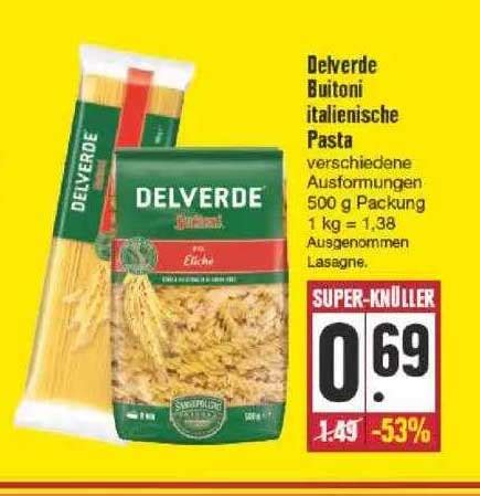 Delverde Buitoni Italienische Pasta Angebot Bei Edeka Prospekte De