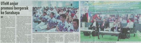 Utem In Newspapers August Berita Harian Utem Anjur