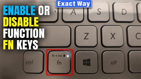 How To Enable Or Disable Function Fn Keys In Windows Fix Functions