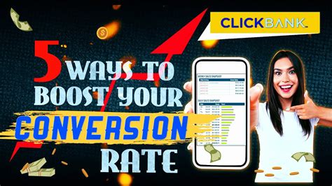 5 Ways To Boost Your Conversion Rates For Your Affiliate Campaigns Youtube