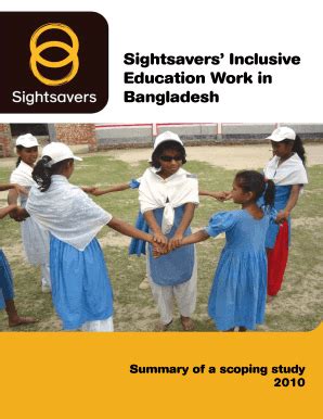 Fillable Online Sightsavers Inclusive Fax Email Print PdfFiller