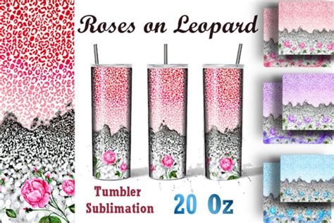 Leopard Tumbler Sublimation Oz Graphic By Iva Art Creative Fabrica