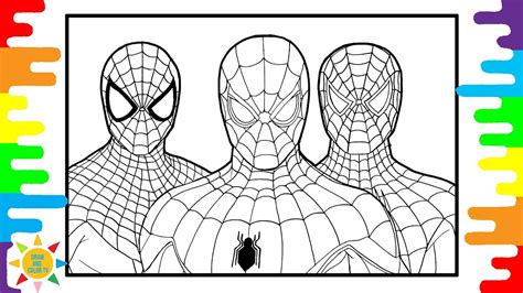 Updated Spiderman Coloring Pages Coloring Library