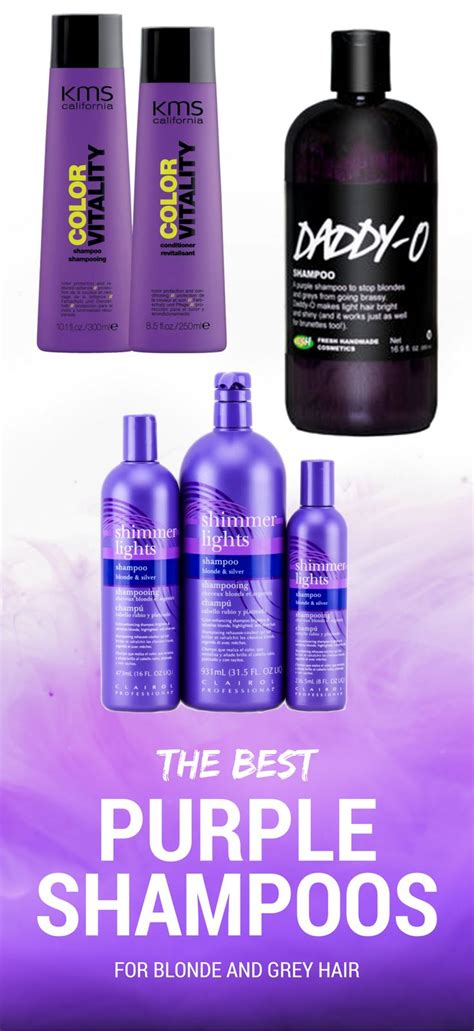 The Best Purple Shampoos For Blonde And Grey Hair Hairstyles Purple