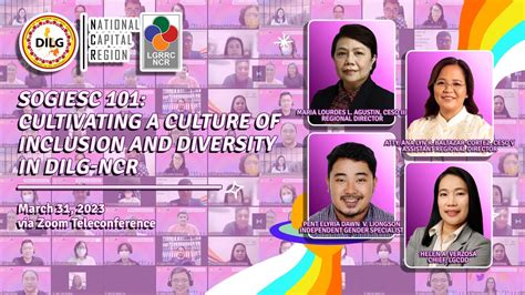 Dilg Ncr Conducts Sogiesc 101 To Promote A Culture Of Inclusivity And Safe Spaces Dilg Ncr