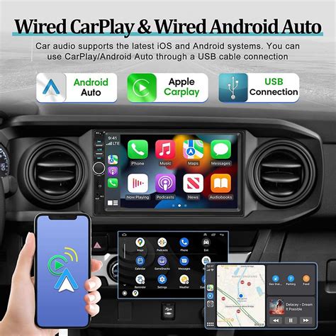 Inch Dubbele Din Carplay Autoradio Met Carplay Android Auto