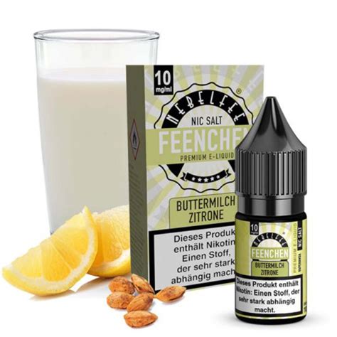 Buttermilch Zitrone Feenchen Nicsalt Liquid By Nebelfee Jetzt Kaufen