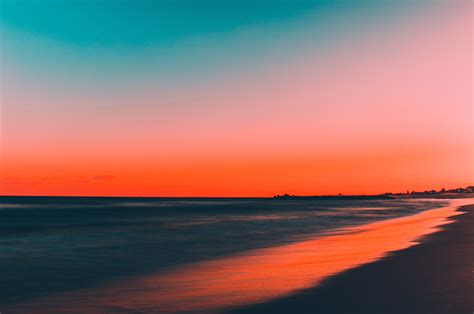 2560x1700 Beach Sunset 5k Chromebook Pixel HD 4k Wallpapers, Images, Backgrounds, Photos and ...