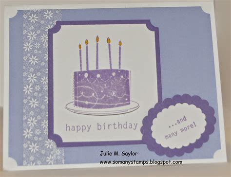 So Many Stamps: Happy Birthday CAKE cards