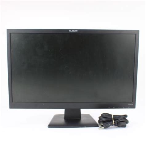 Planar Pll W Black Inch Widescreen Led Lcd Monitor W Power Cord