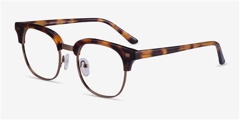 Komorebi Browline Tortoise Bronze Full Rim Eyeglasses Eyebuydirect Canada