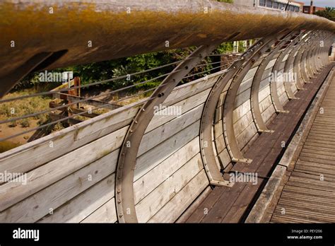 Stainless Steel Footbridge Hi Res Stock Photography And Images Alamy