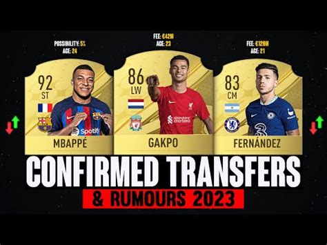 FIFA 23 NEW CONFIRMED TRANSFERS RUMOURS Ft Joao Felix Ziyech