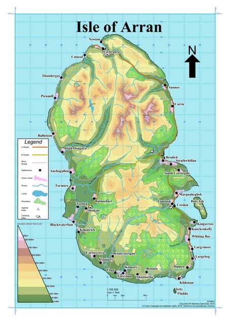 arran map
