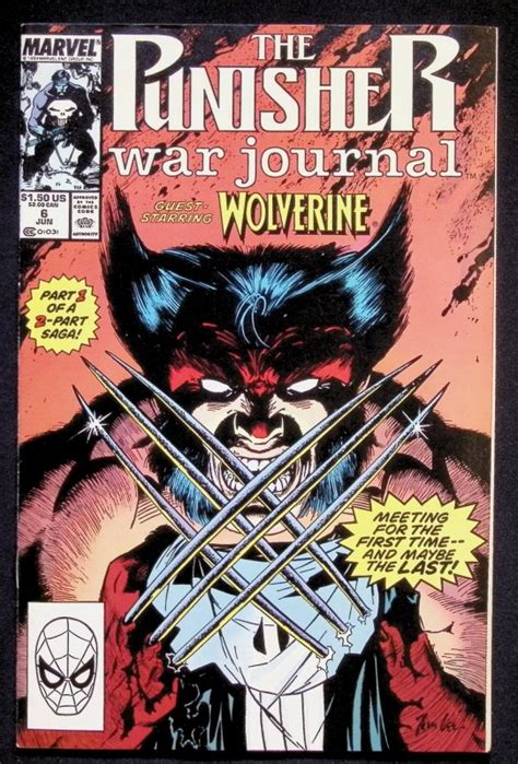 Punisher War Journal 6 Wolverine Appearance Comic Books Modern