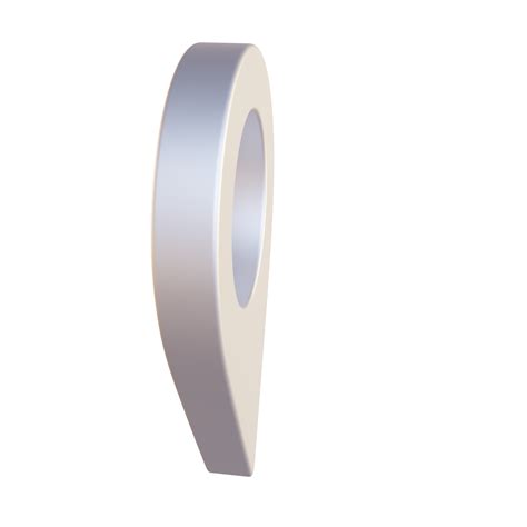 Silver Pin Point 10898159 Png