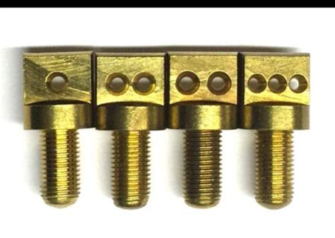 Solid Brass Piano Agraffe Choose 1 2 3 Hole And Thread Size 7 32 X36 Or 1 4 X36 Ebay