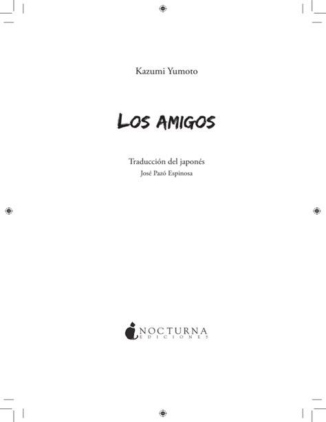 Los Amigos Nocturna Ediciones