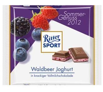 RITTER SPORT Waldbeer Joghurt 2012 Ritter Sport Joghurt Waffeln