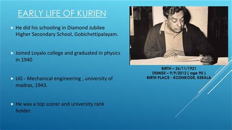 Founder Of Amul Verghese Kurien Ppt