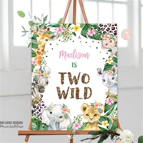 Two Wild Birthday Etsy
