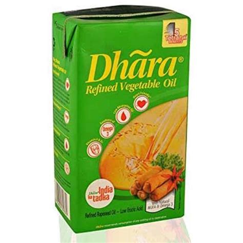 Dhara Refined Vegetable Oil 1 Ltr Bihar Store