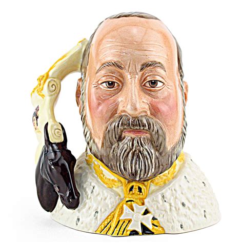 Edward Vii D7154 Large Royal Doulton Character Jug Seaway China Co