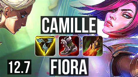 CAMILLE Vs FIORA TOP DEFEAT 8 Solo Kills 900 Games 1 0M