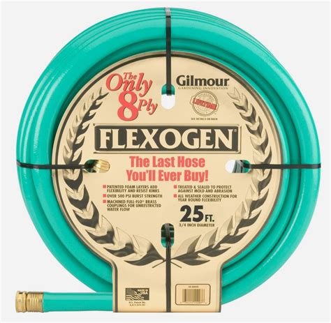 Gilmour Flexogen Garden Hose 25 Foot Free Shipping Today