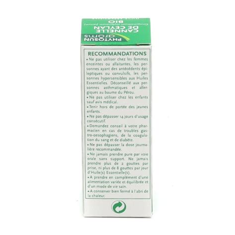 Huile essentielle bio Cannelle de Ceylan Phytosun Arôms 5 ml