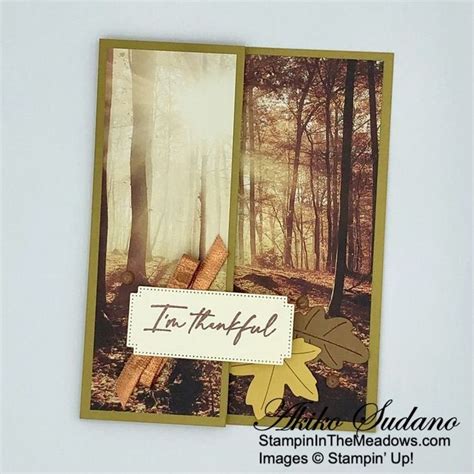 Stampin Up Autumn Leaves For The Happy Inkin Thursday Blog Hop