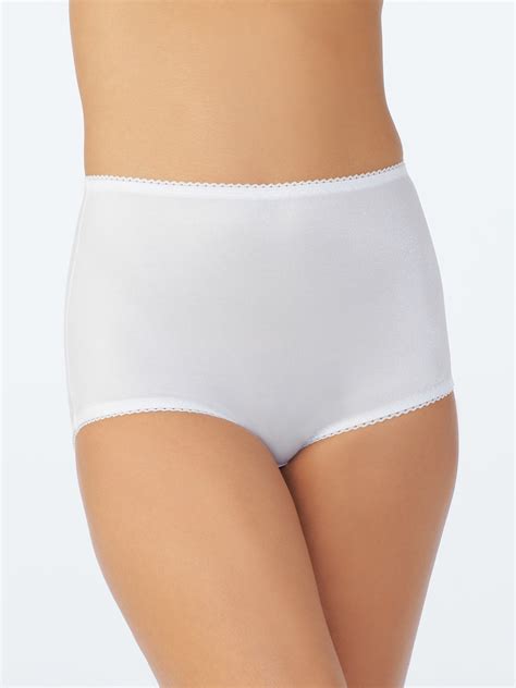 Vassarette Womens Undershapers Light Control Brief Panties Style 40001