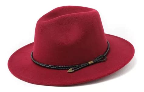 Sombrero Fieltro Paño Pharrel Mujer Hombre Tira 3 Colores Envío gratis