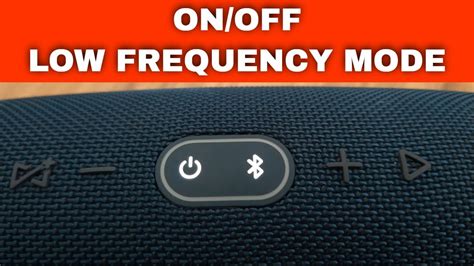 How To Enable Low Frequency Mode Jbl Speakers Youtube