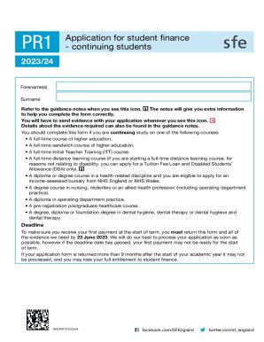 fillable  application  student finance fax email print pdffiller