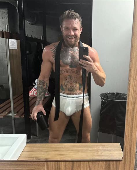 Conor Mcgregor S Half Naked Selfie Sees Fans Tell Ufc Icon Put On Some Pants Daily Star