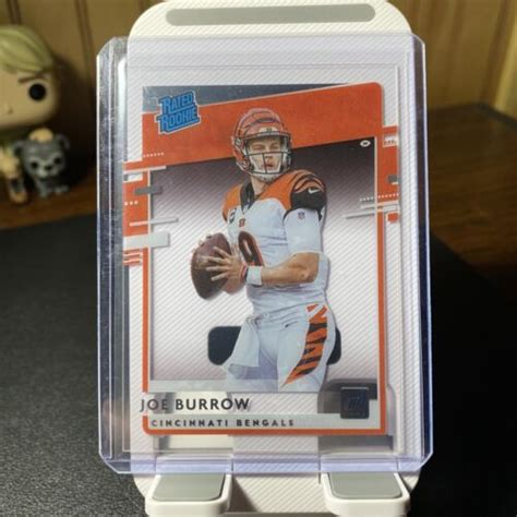 2020 Panini Chronicles Clearly Donruss Rated Rookie RR JB Joe Burrow