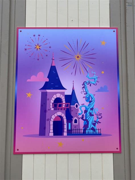 Disneyland Paris Th Anniversary Poster Attraction