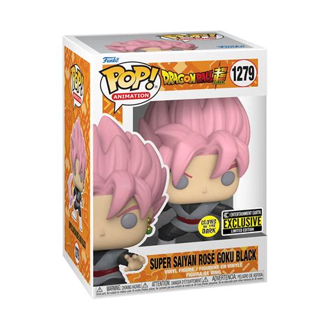 Dragon Ball Super Saiyan Rose Goku Black Glow In The Dark Funko Pop