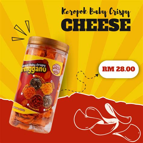 Keropok Baby Crispy Cheese Keropok Baby Terengganu