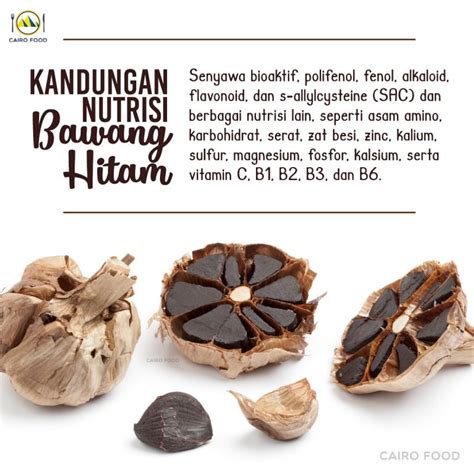 Manfaat Bawang Hitam Untuk Kesehatan Cairo Food