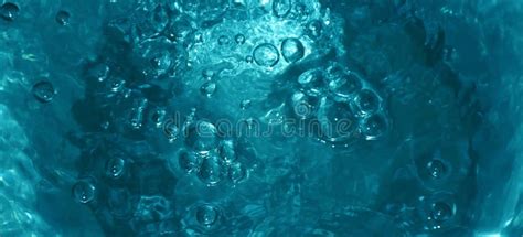 The Bubble Blue Water Ripple Looks Like A Crystal For The Background
