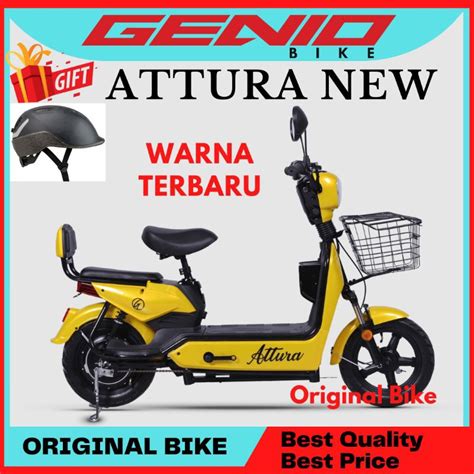 Jual Sepeda Listrik Genio Attura Sepeda E Bike By United Bike Shopee