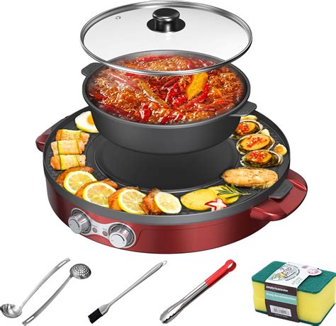 2 In 1 Electric Grill Pan And Hot Pot Review Cooking Appliance World