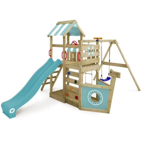 Wickey Parco Giochi In Legno Seaflyer Giochi Da Giardino Con Altalena E