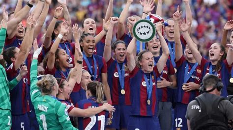 Barcelona complete quadruple with third Women’s Champions League title ...